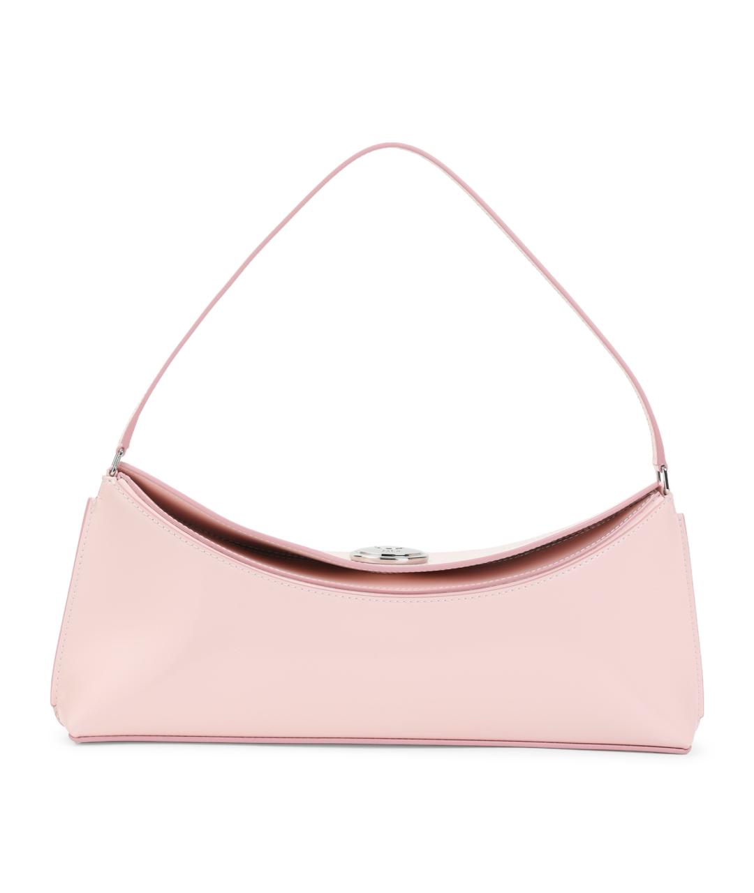 JACQUEMUS Розовая кожаная сумка через плечо, фото 1