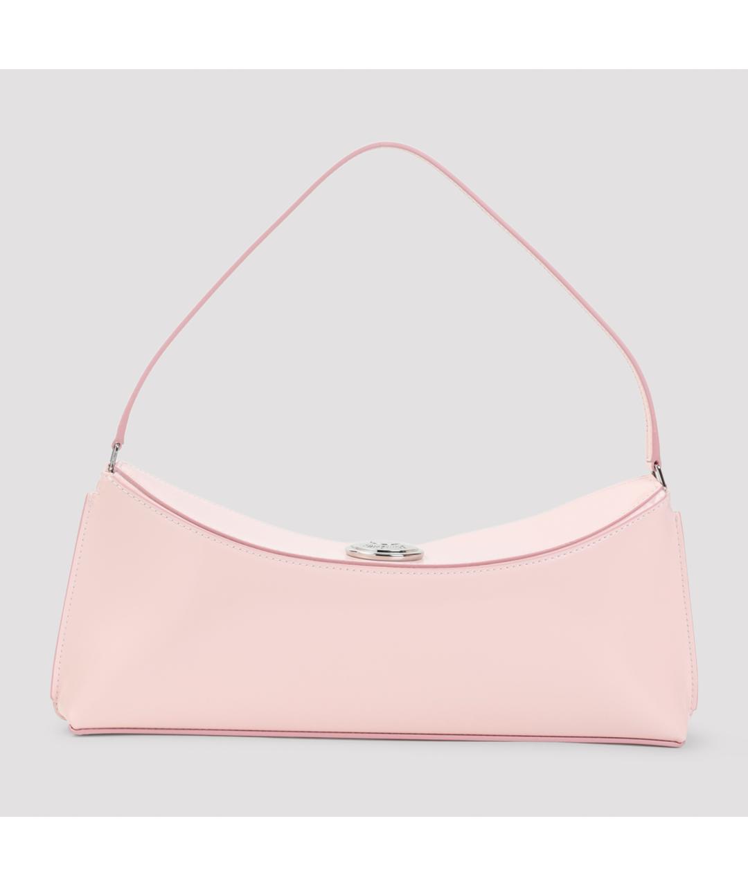 JACQUEMUS Розовая кожаная сумка через плечо, фото 3