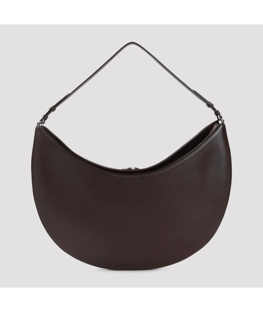 JACQUEMUS Коричневая кожаная сумка через плечо, фото 2