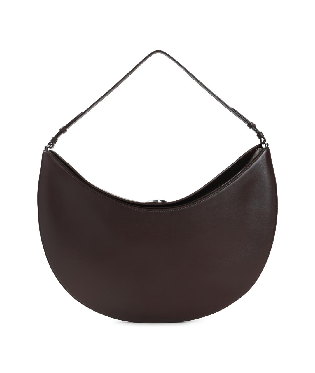 JACQUEMUS Коричневая кожаная сумка через плечо, фото 1