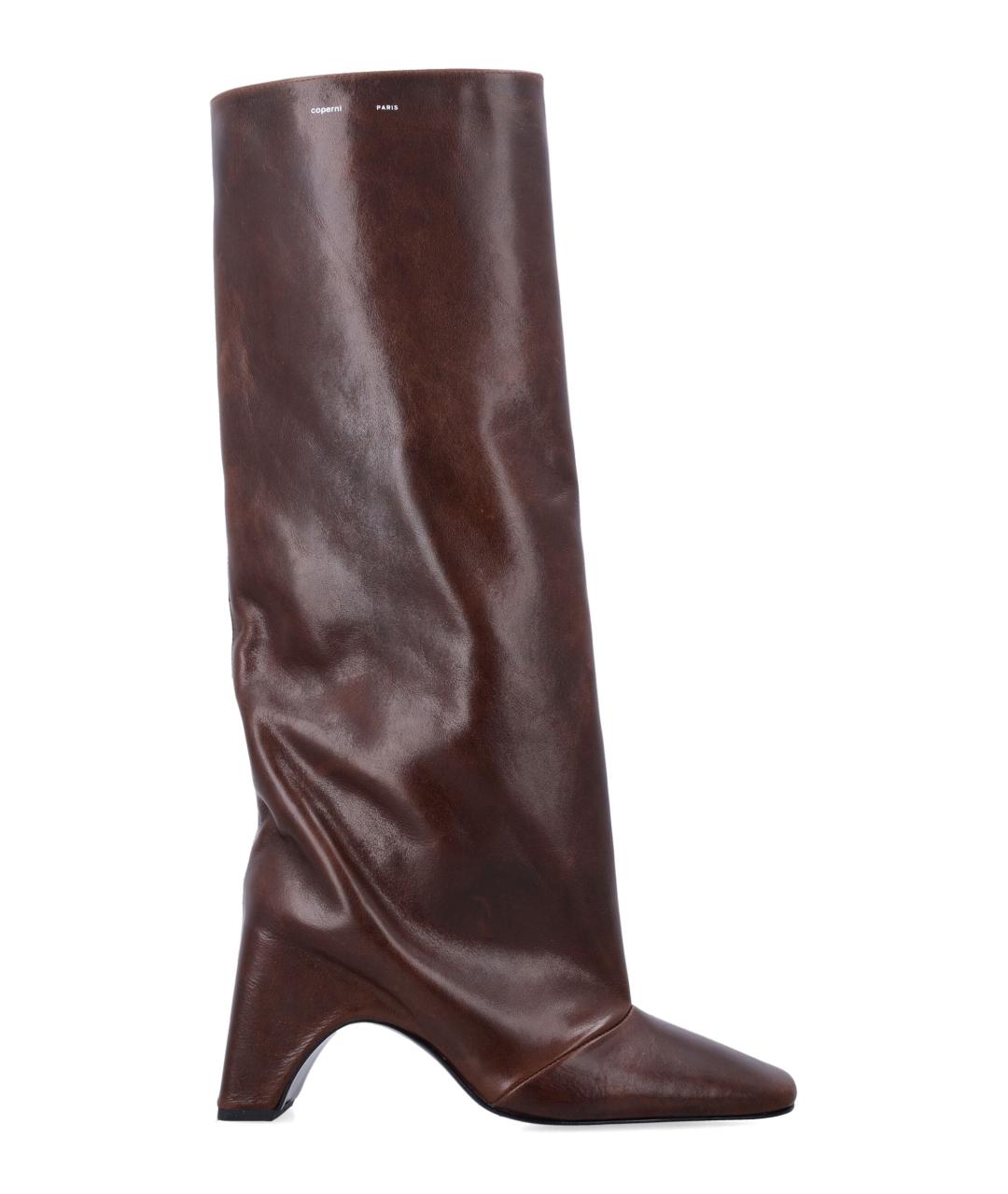 COPERNI Коричневые кожаные ботинки, фото 1