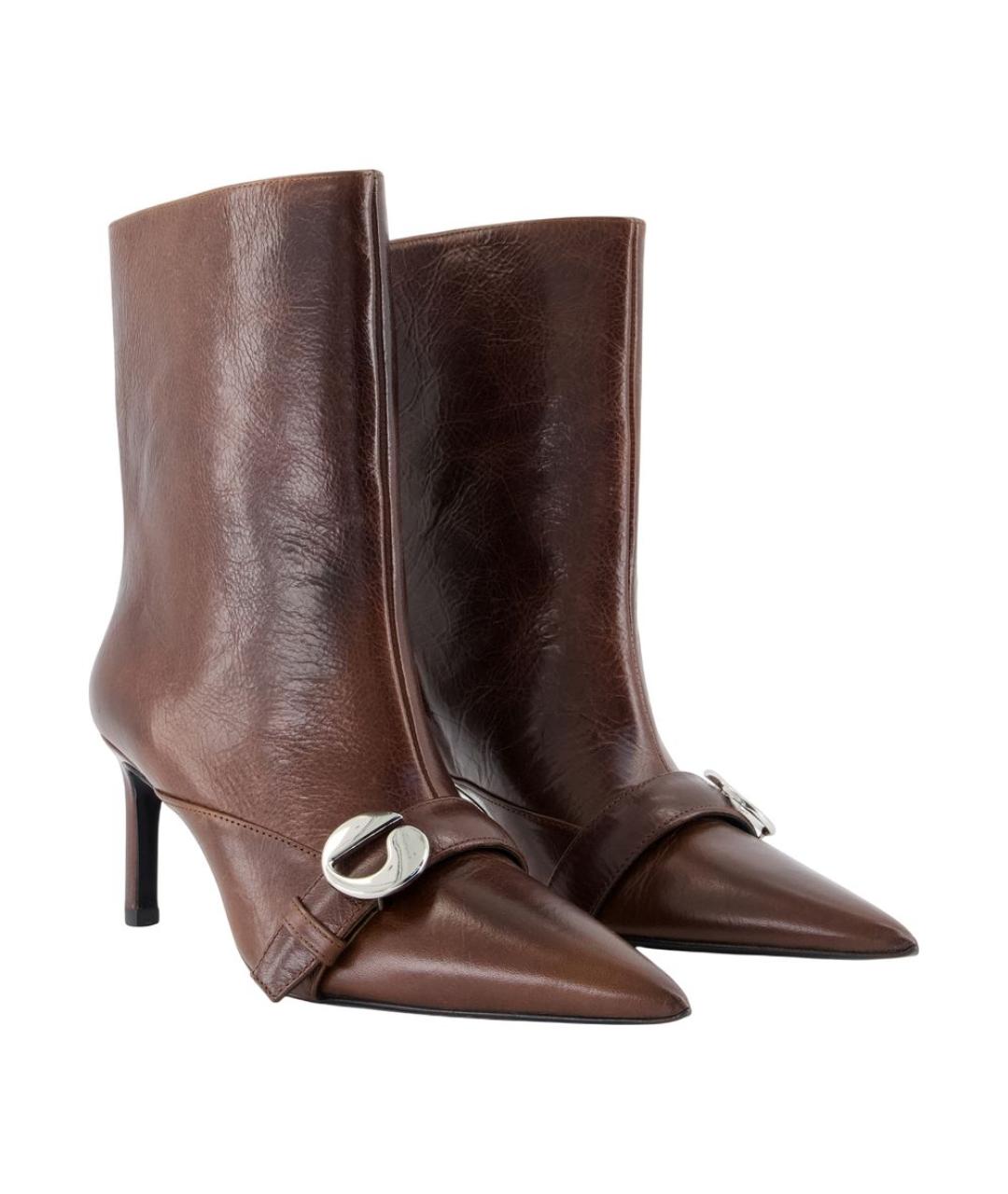 COPERNI Коричневые кожаные сапоги, фото 2