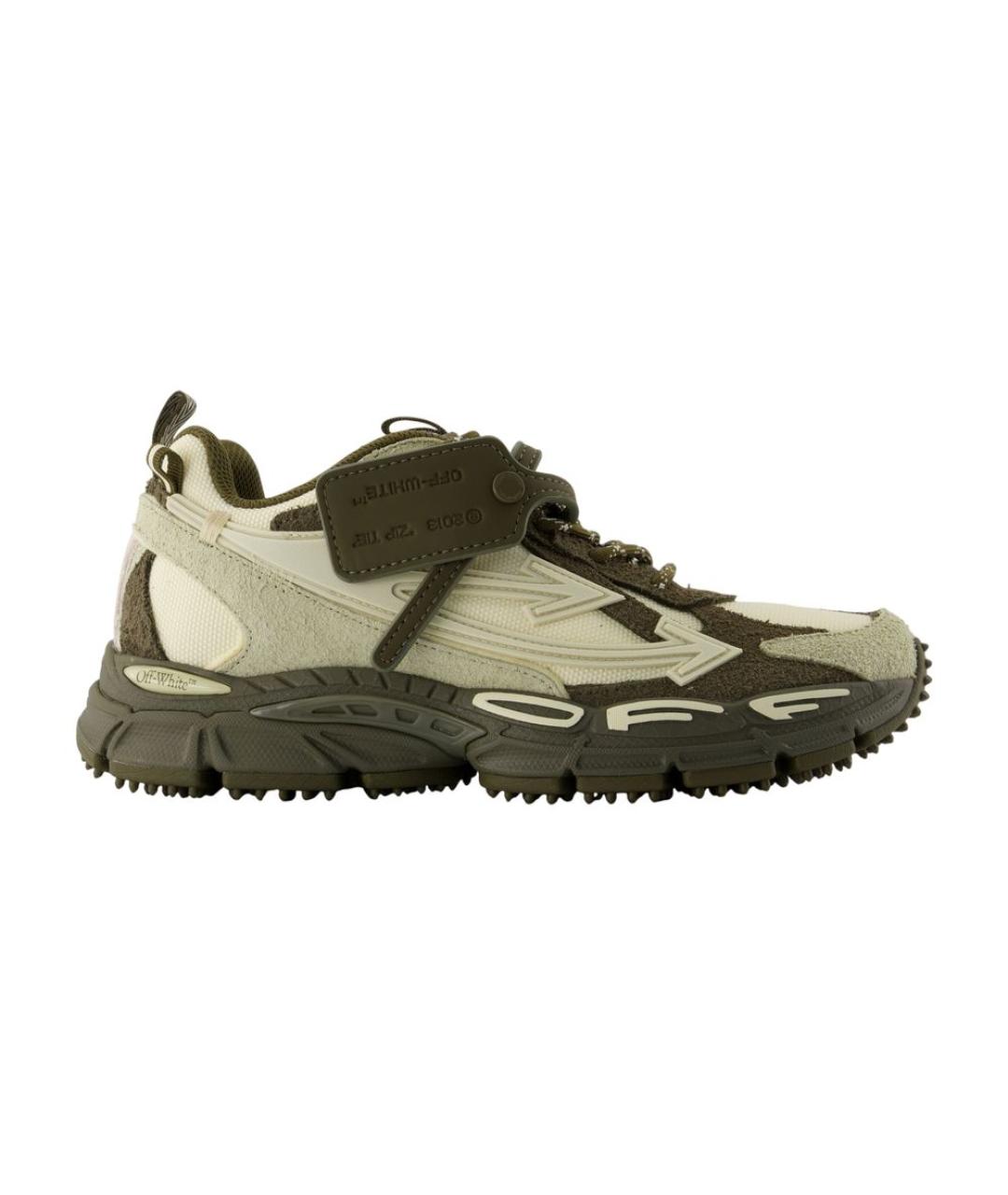 OFF-WHITE Зеленые кроссовки, фото 1