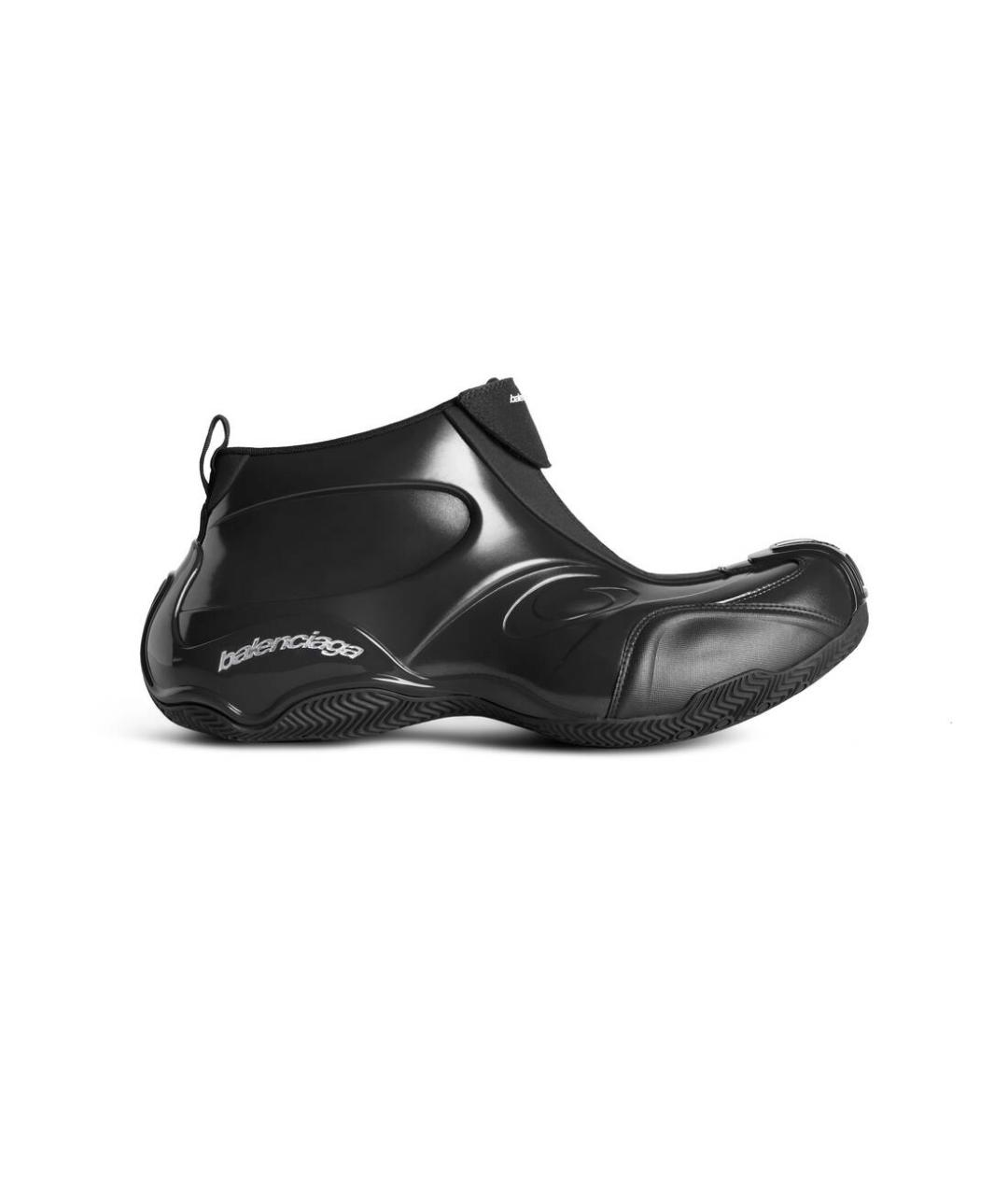 BALENCIAGA Черные синтетические низкие кроссовки / кеды, фото 1