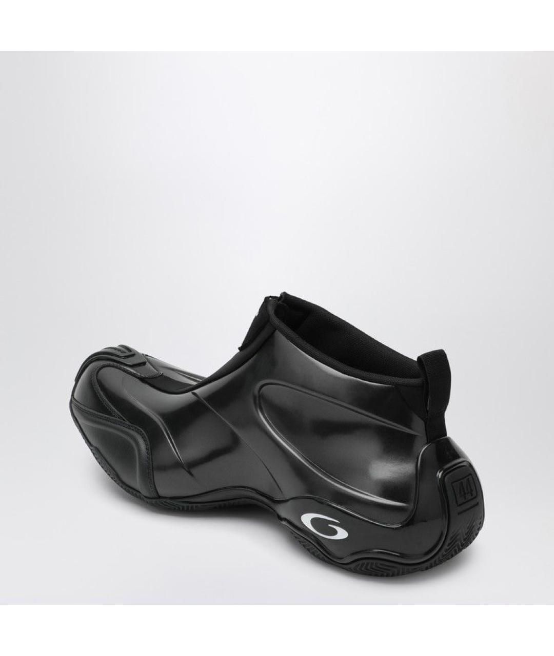 BALENCIAGA Черные синтетические низкие кроссовки / кеды, фото 3