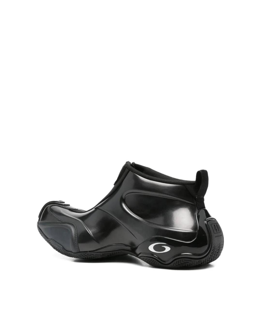 BALENCIAGA Черные синтетические низкие кроссовки / кеды, фото 4