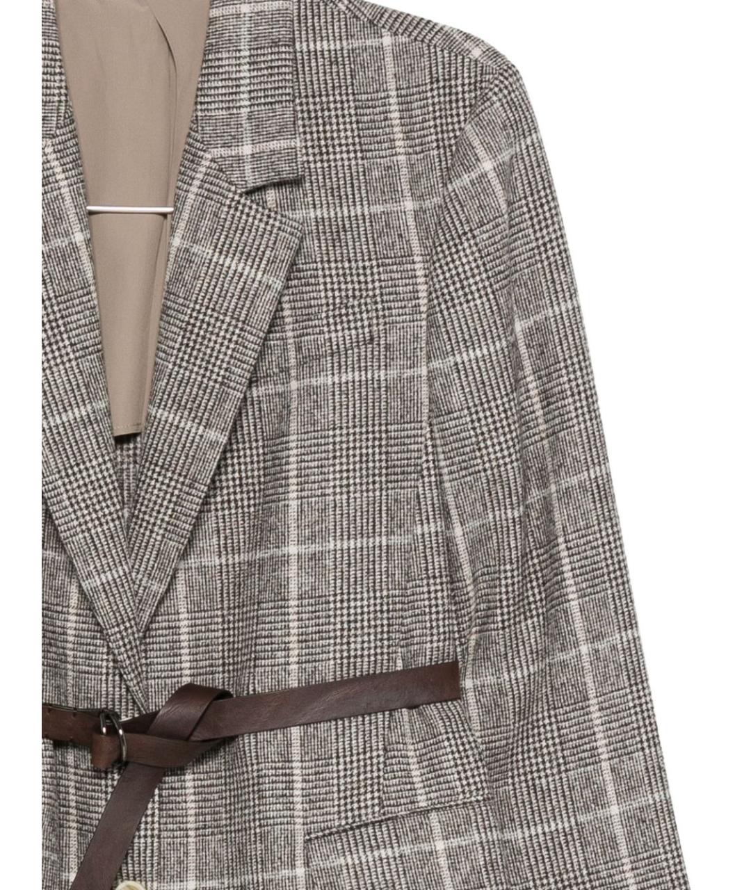 BRUNELLO CUCINELLI Мульти шерстяной жакет/пиджак, фото 3