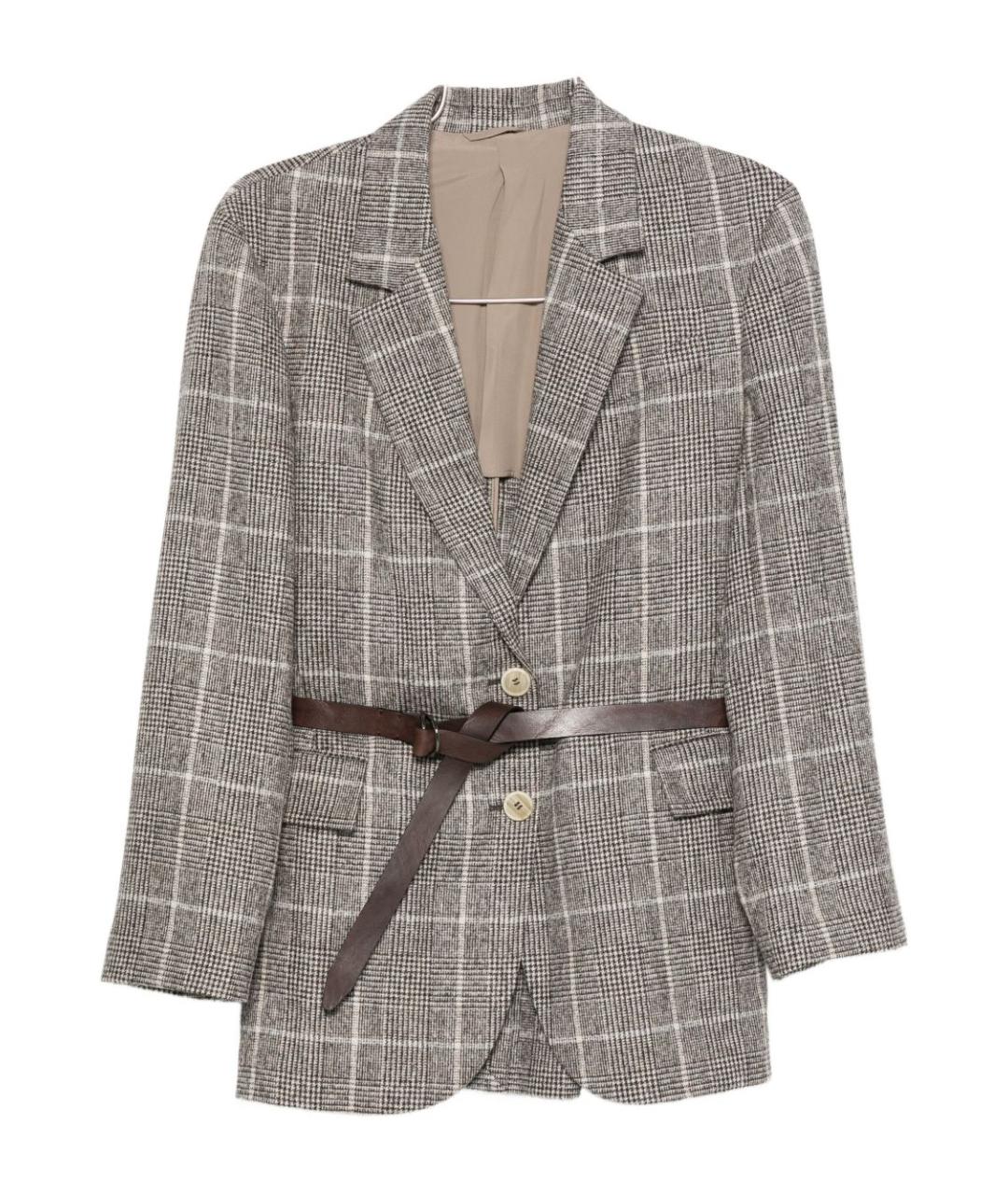 BRUNELLO CUCINELLI Мульти шерстяной жакет/пиджак, фото 1