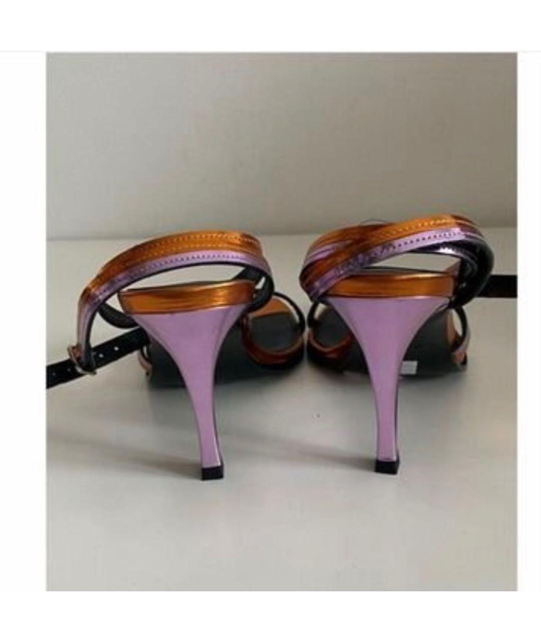 DIESEL Мульти кожаные босоножки, фото 4