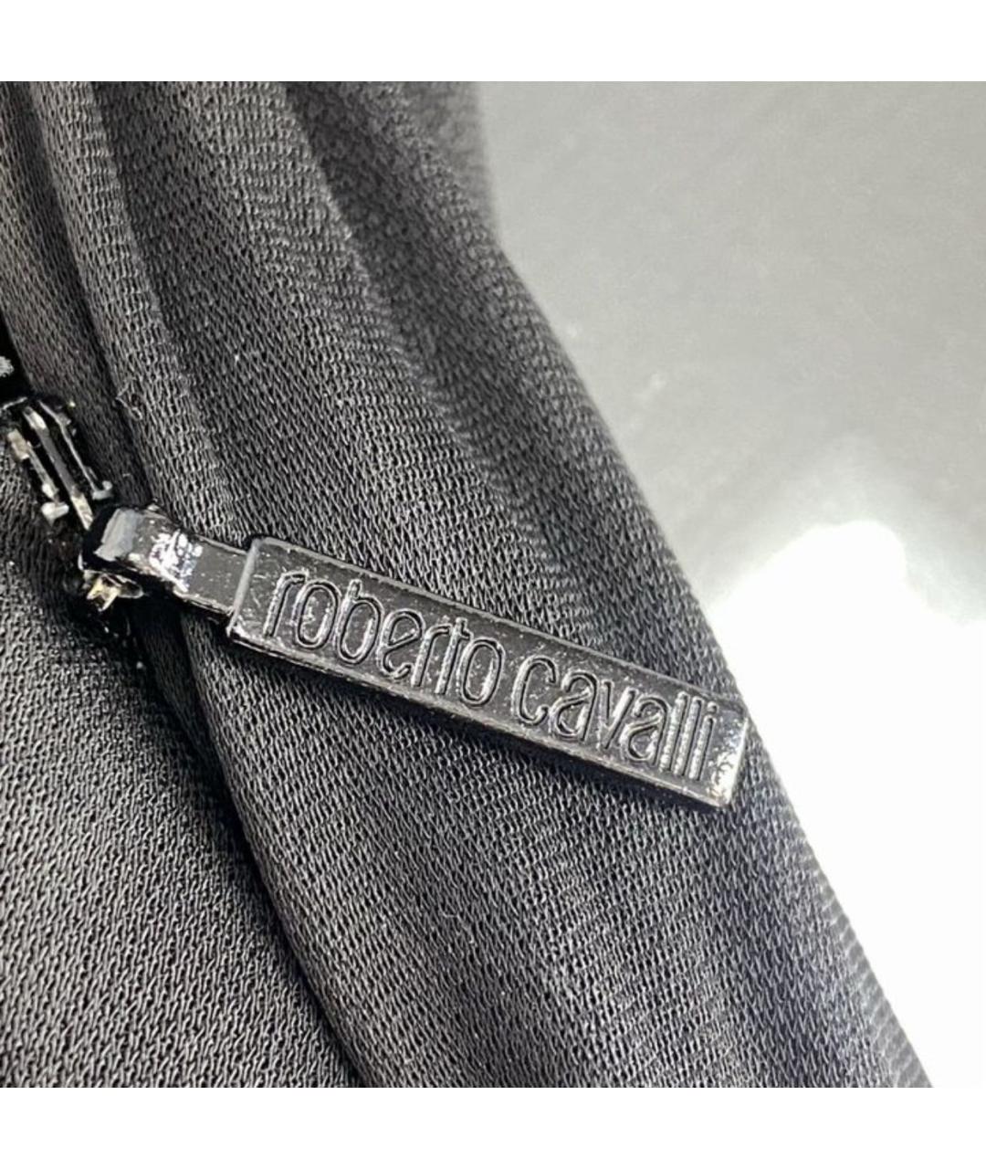 ROBERTO CAVALLI Черное вечернее платье, фото 8