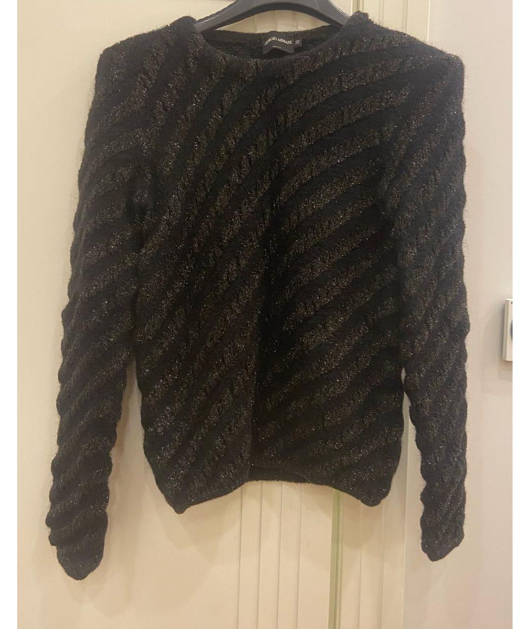 GIORGIO ARMANI Черный джемпер / свитер, фото 7