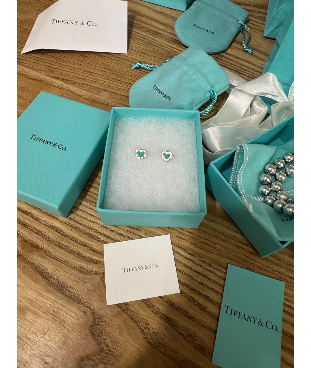 TIFFANY&CO Серебряные серебряные серьги, фото 7