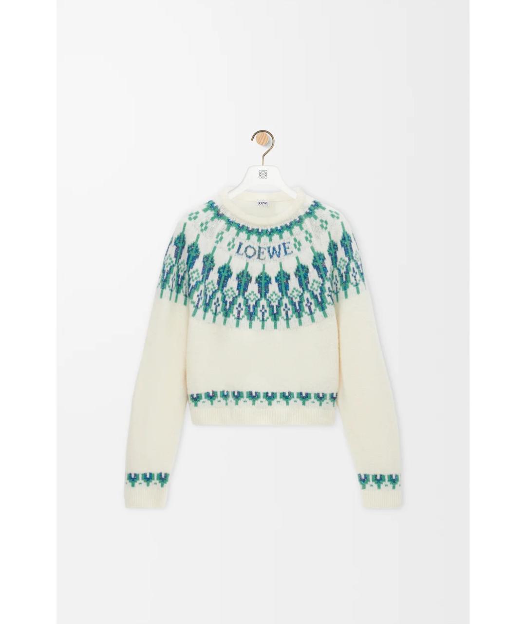 LOEWE Мульти шерстяной джемпер / свитер, фото 4