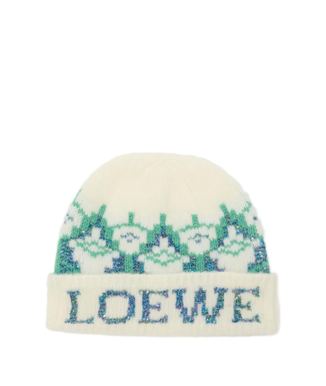 LOEWE Белая шапка, фото 1