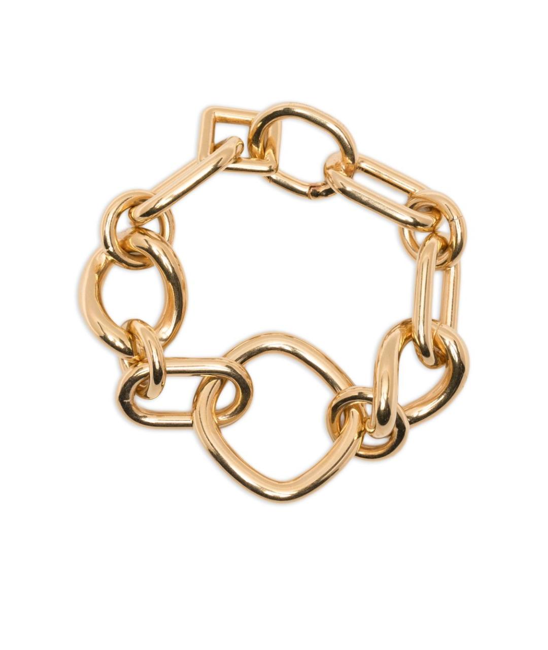 CELINE Золотой металлический браслет, фото 1