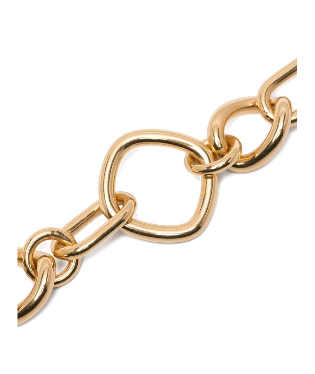 CELINE Золотой металлический браслет, фото 3