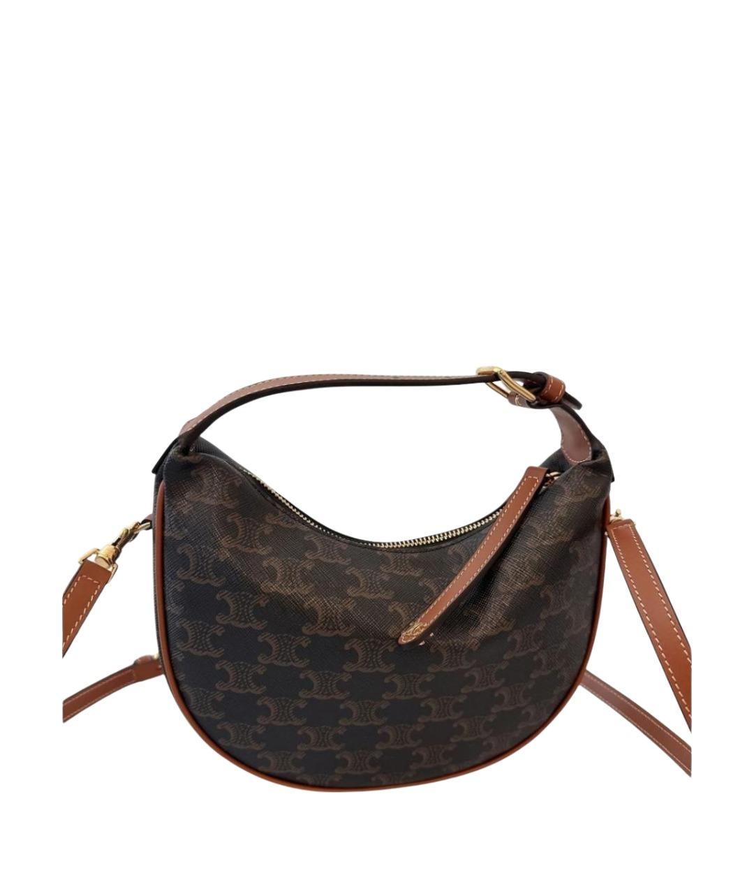 CELINE Коричневая сумка через плечо, фото 1