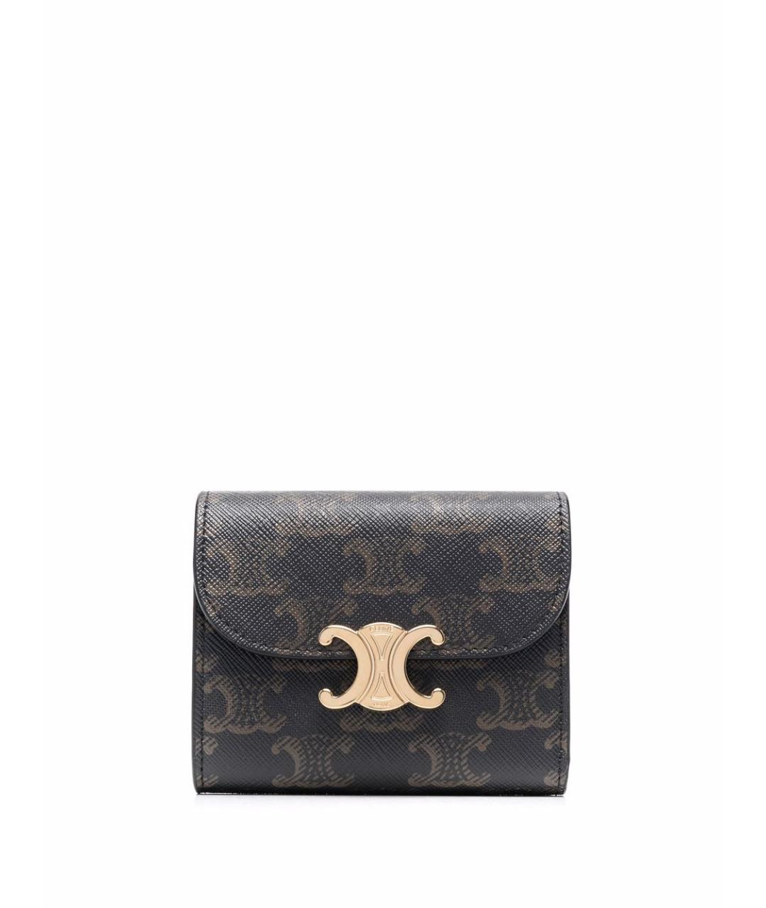 CELINE Коричневый кошелек, фото 1