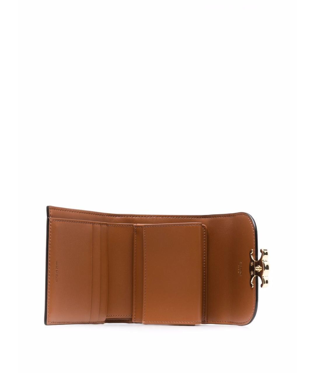 CELINE Коричневый кошелек, фото 2