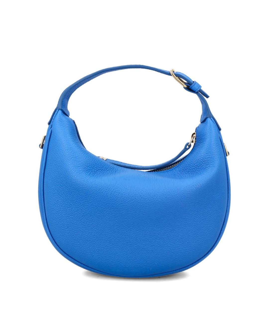 CELINE Синяя кожаная сумка через плечо, фото 3