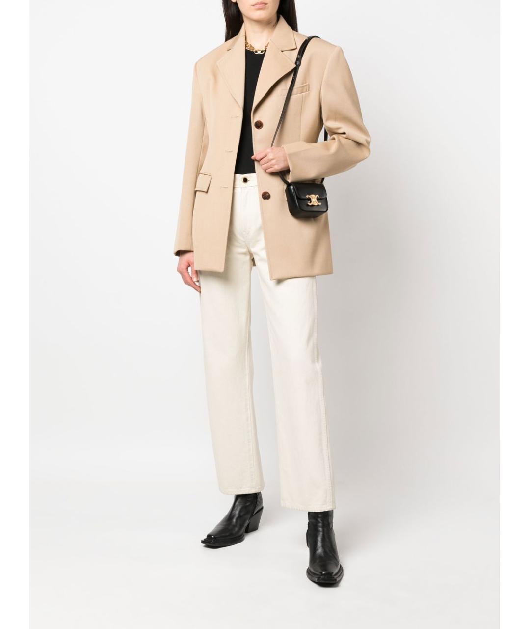 CELINE Черная кожаная сумка через плечо, фото 2