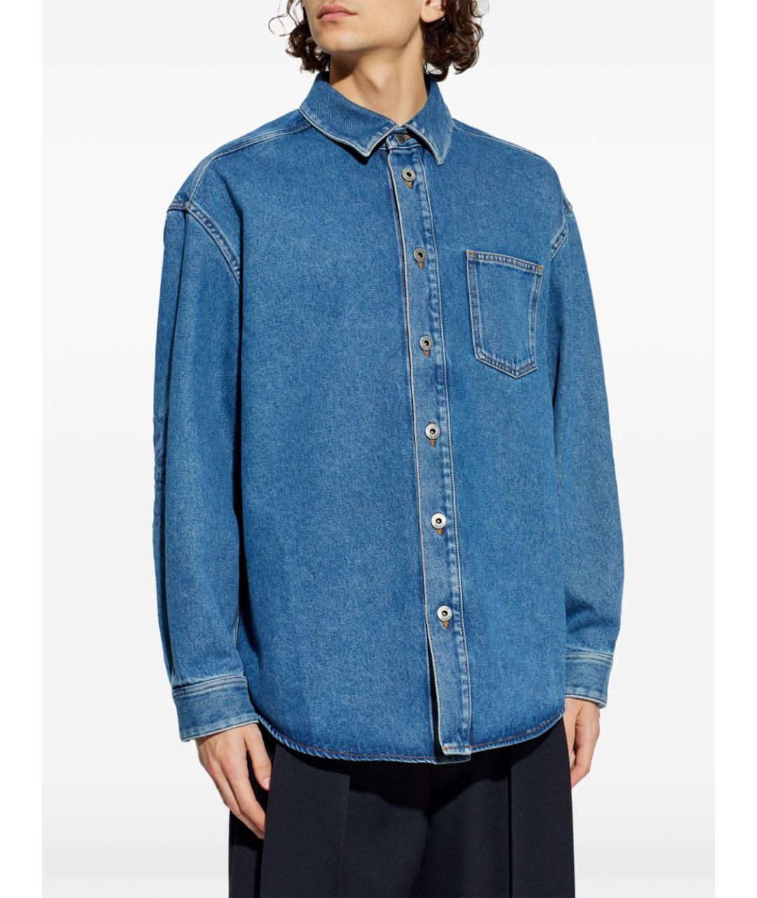 LOEWE Голубая кэжуал рубашка, фото 5