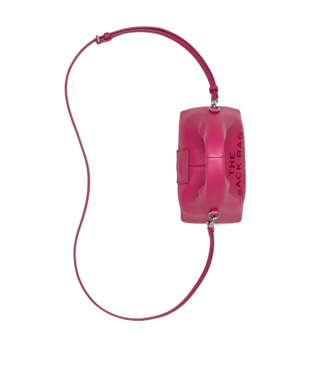 MARC JACOBS Розовая кожаная сумка через плечо, фото 3