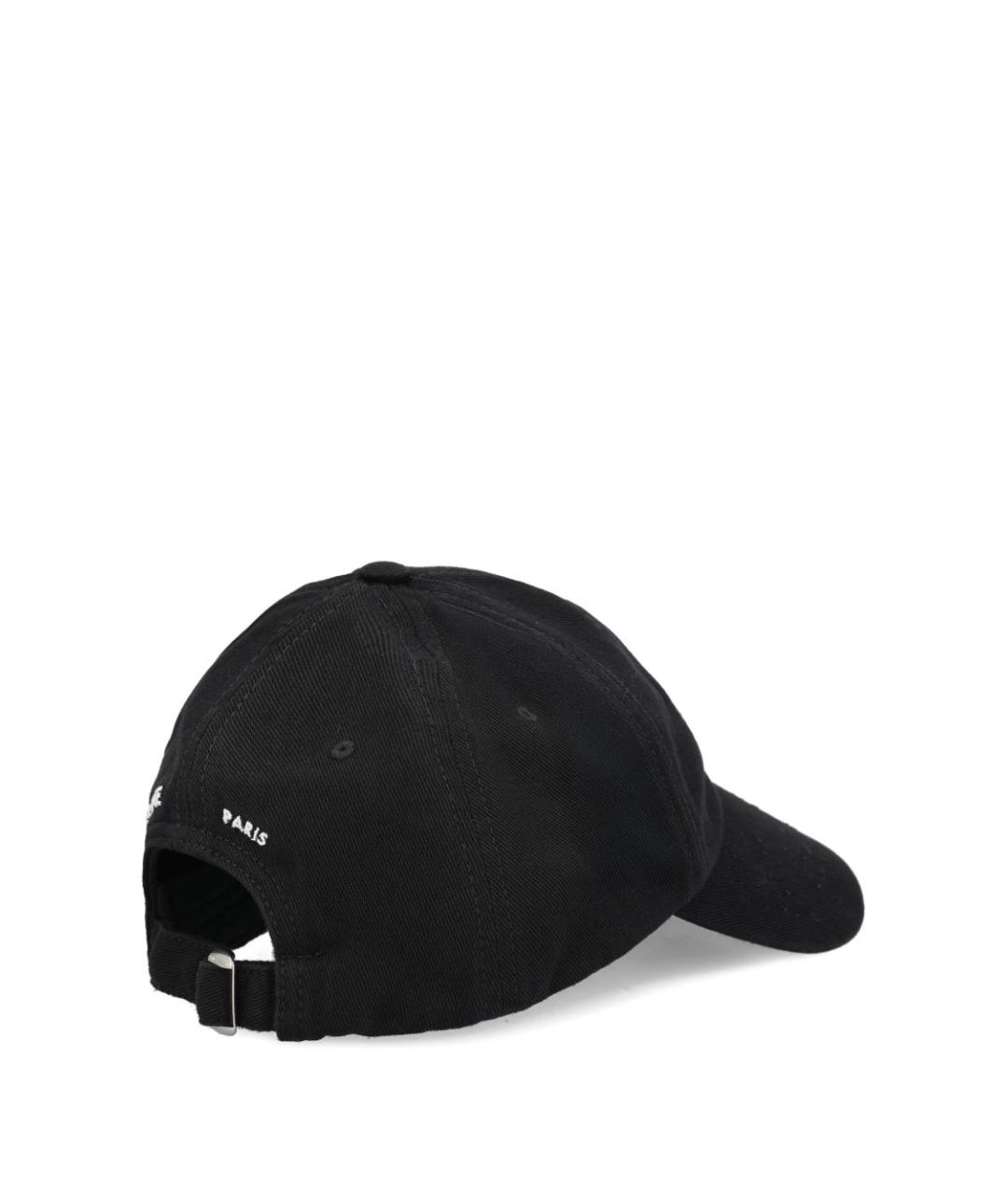 CELINE Черная хлопковая кепка, фото 2