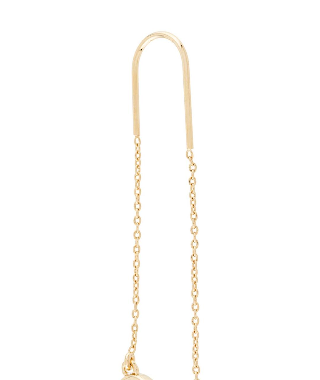 VALENTINO Золотые металлические серьги, фото 2