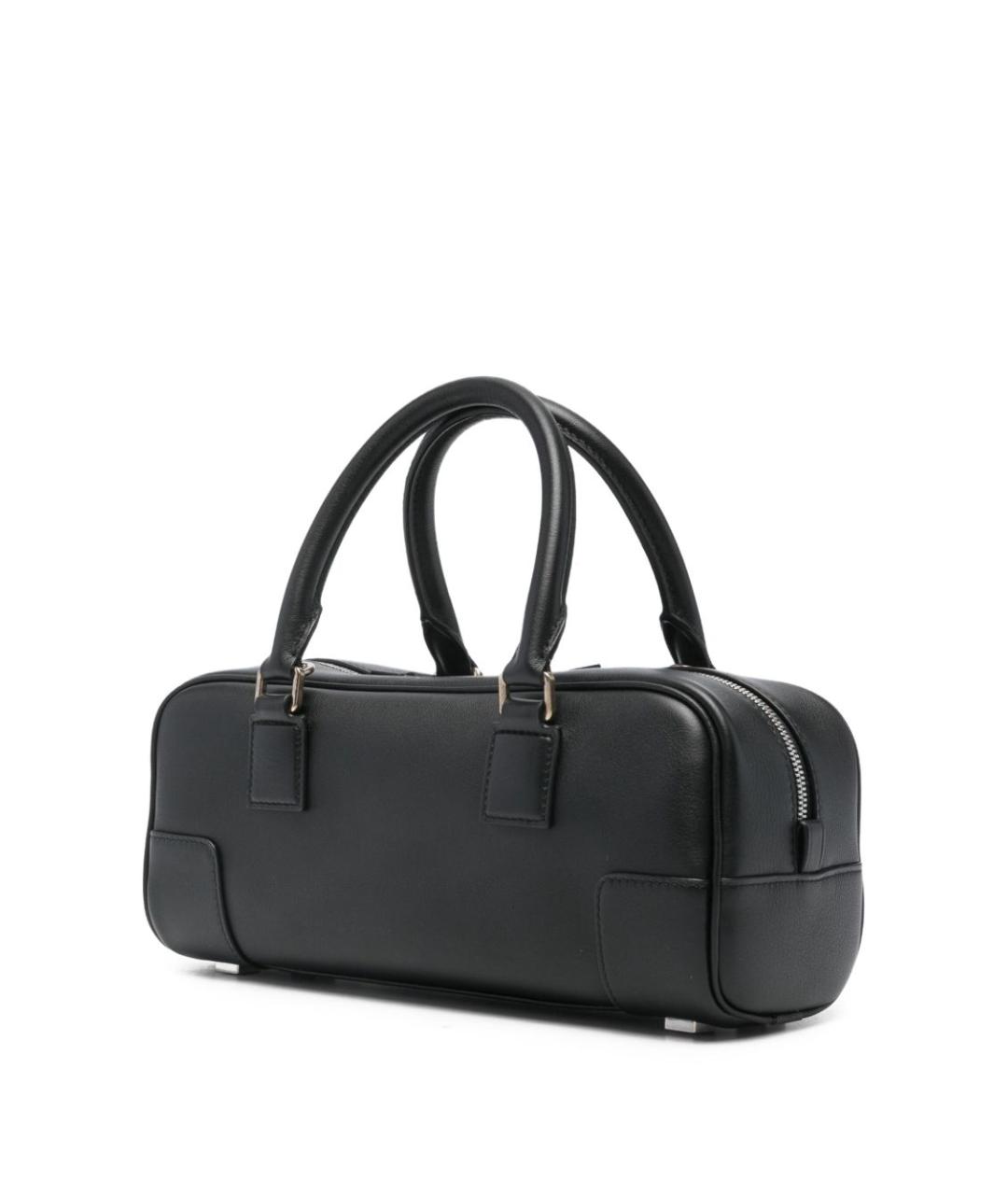 LOEWE Черная кожаная сумка тоут, фото 5