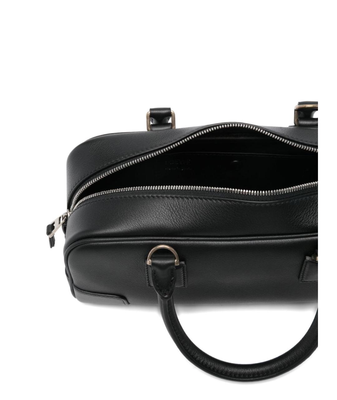 LOEWE Черная кожаная сумка тоут, фото 2