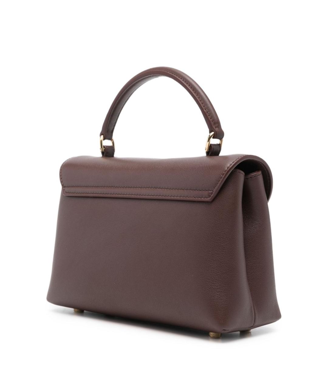 CELINE Коричневая кожаная сумка тоут, фото 5