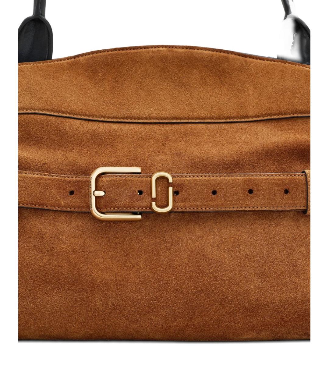 MARC JACOBS Коричневая замшевая сумка через плечо, фото 5