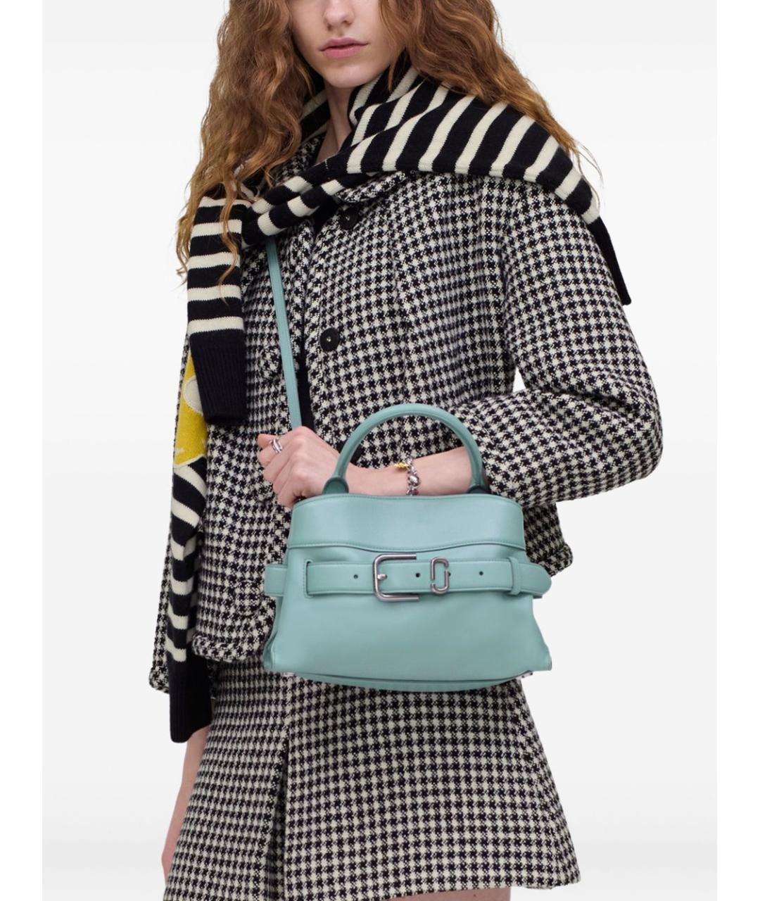 MARC JACOBS Голубая кожаная сумка через плечо, фото 2