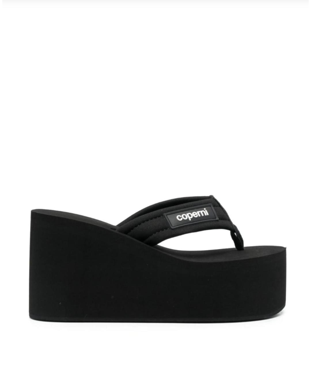 COPERNI Черные текстильные сабо, фото 1