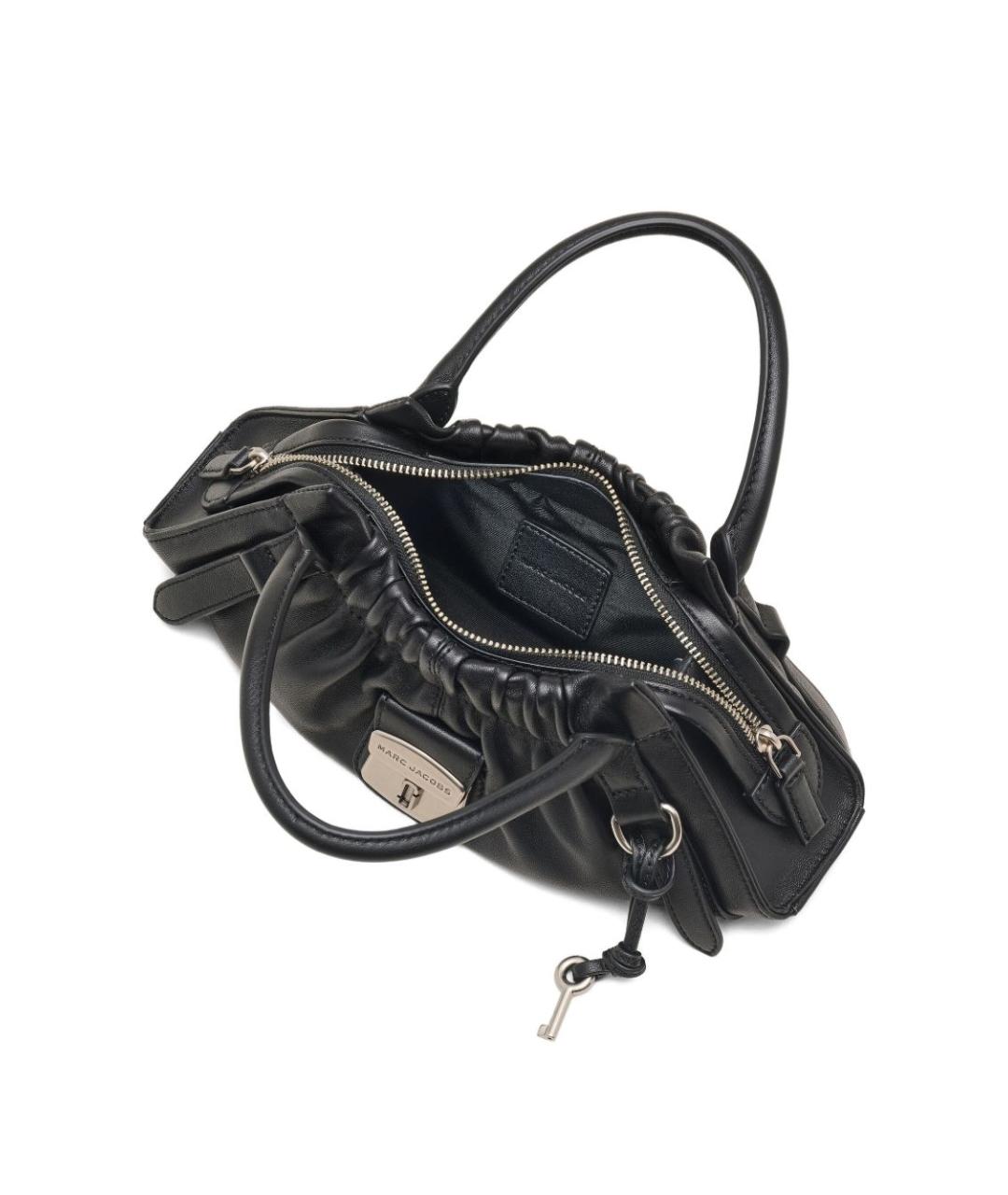 MARC JACOBS Черная кожаная сумка через плечо, фото 3