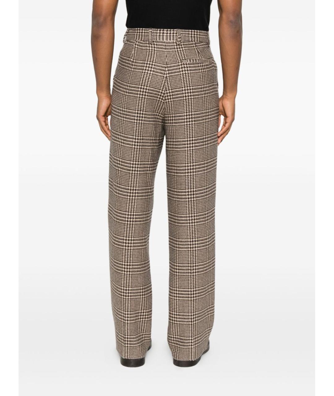 EMPORIO ARMANI Коричневые повседневные брюки, фото 2