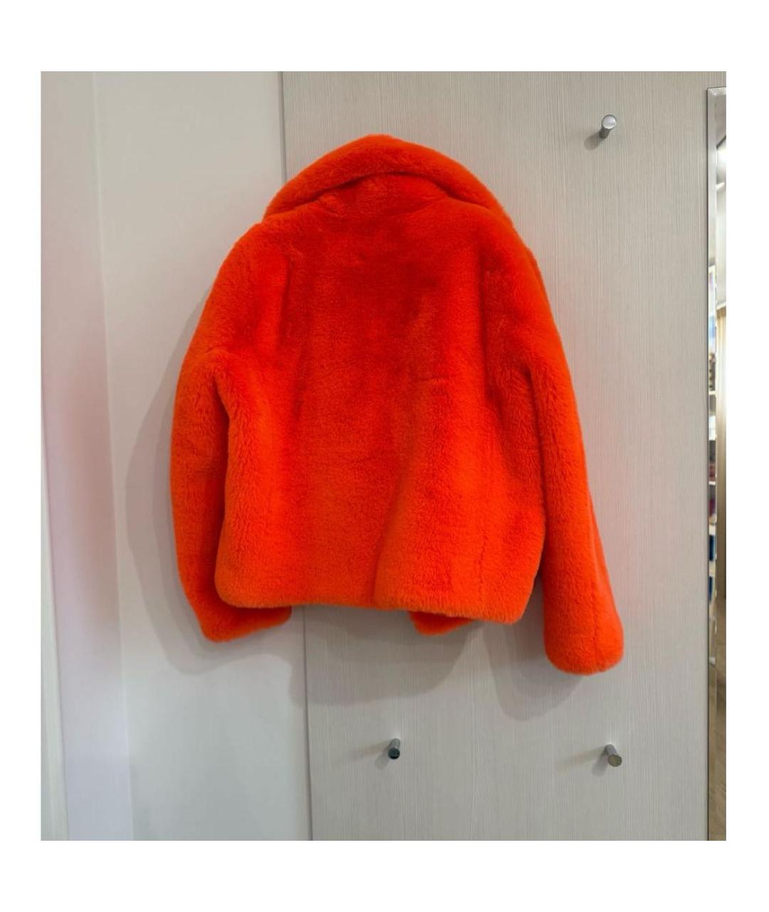 ZADIG & VOLTAIRE Оранжевая полиэстеровая шуба, фото 3