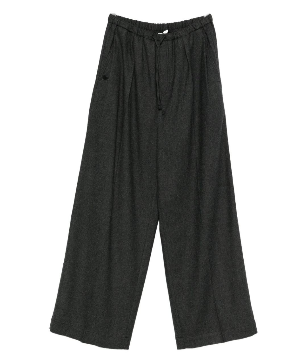 CLOSED Серые шерстяные прямые брюки, фото 1