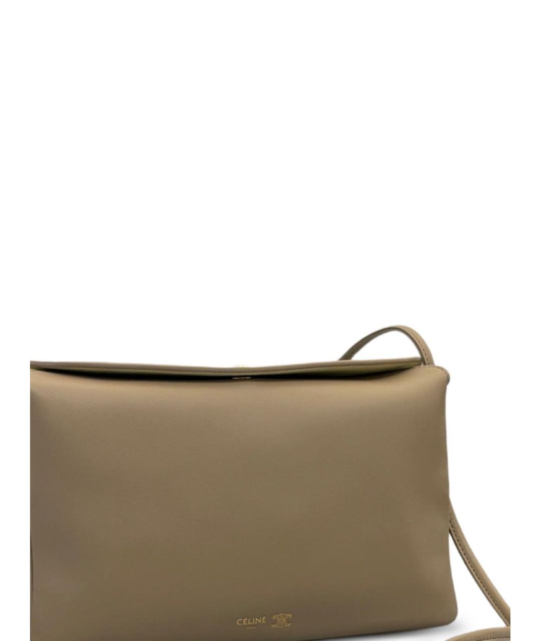CELINE Кожаная сумка через плечо, фото 2