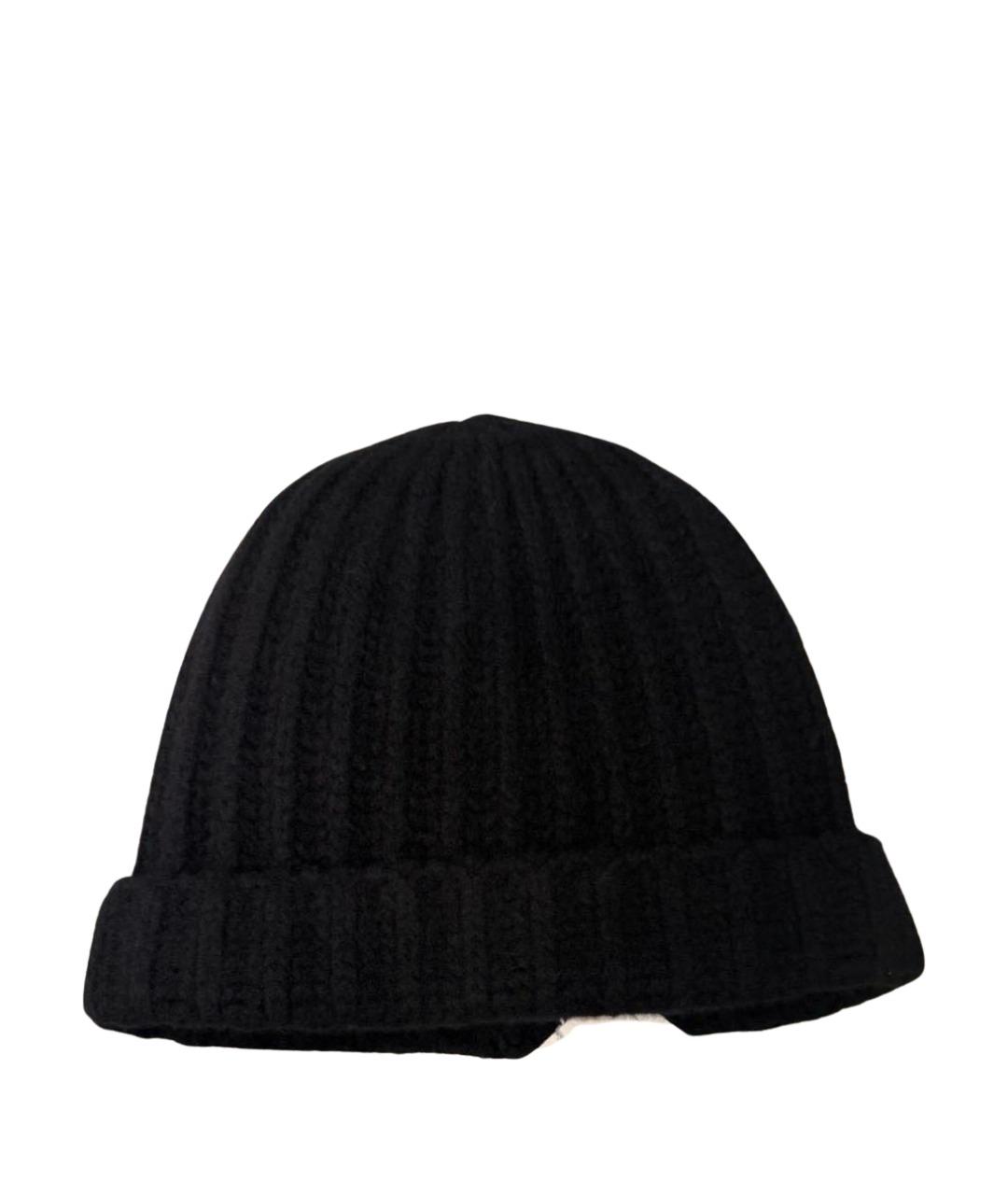 MM6 MAISON MARGIELA Черная шерстяная шапка, фото 1