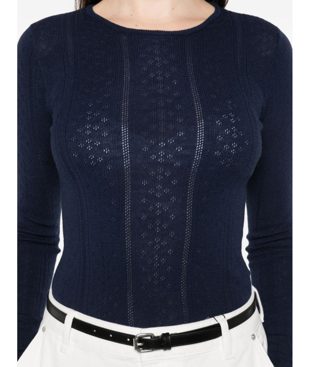 HERSKIND Синий шерстяной джемпер / свитер, фото 3