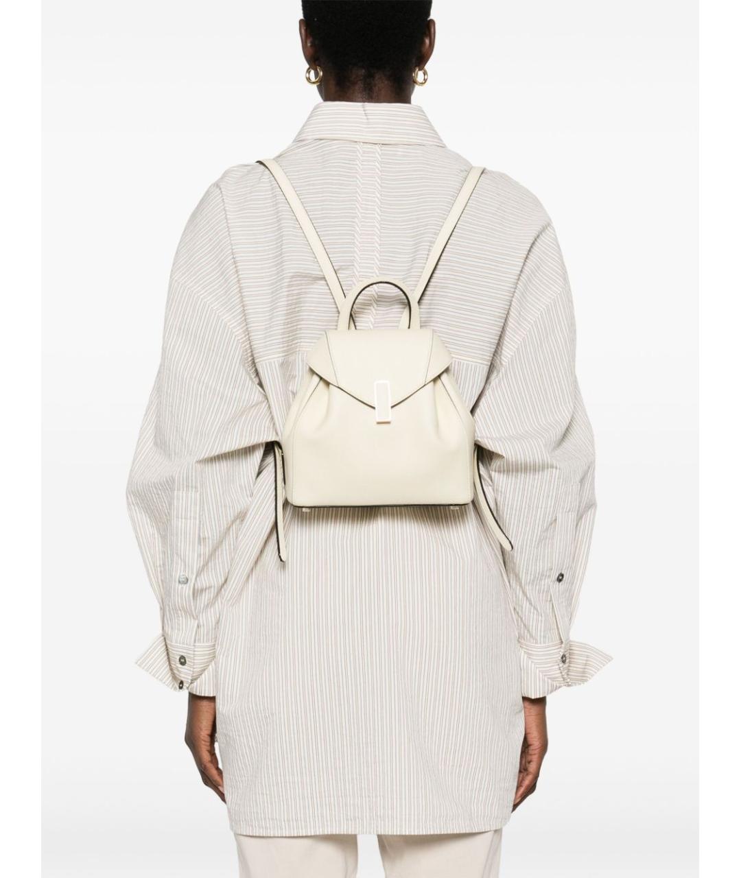 VALEXTRA Белый кожаный рюкзак, фото 4