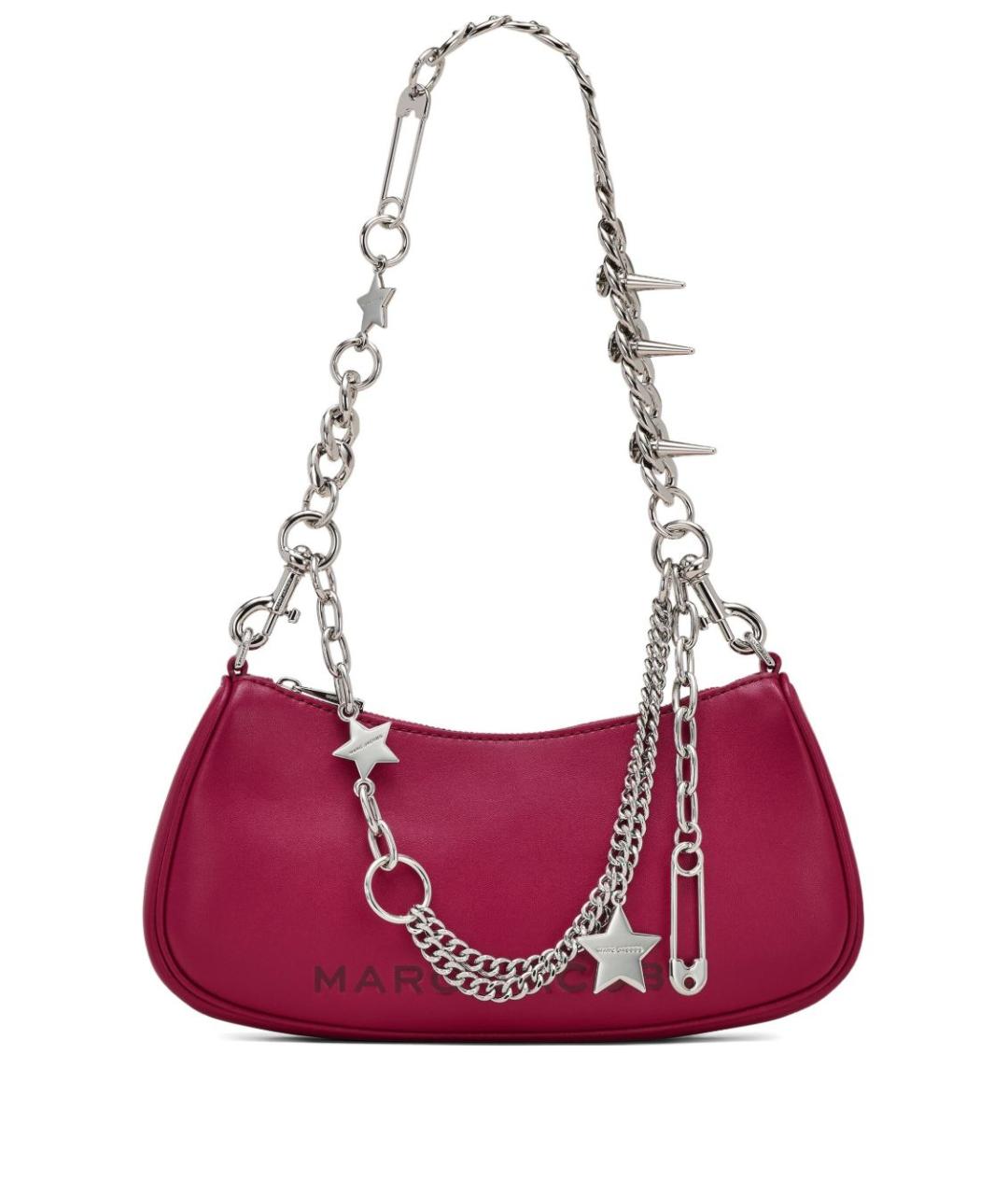 MARC JACOBS Розовая кожаная сумка через плечо, фото 1