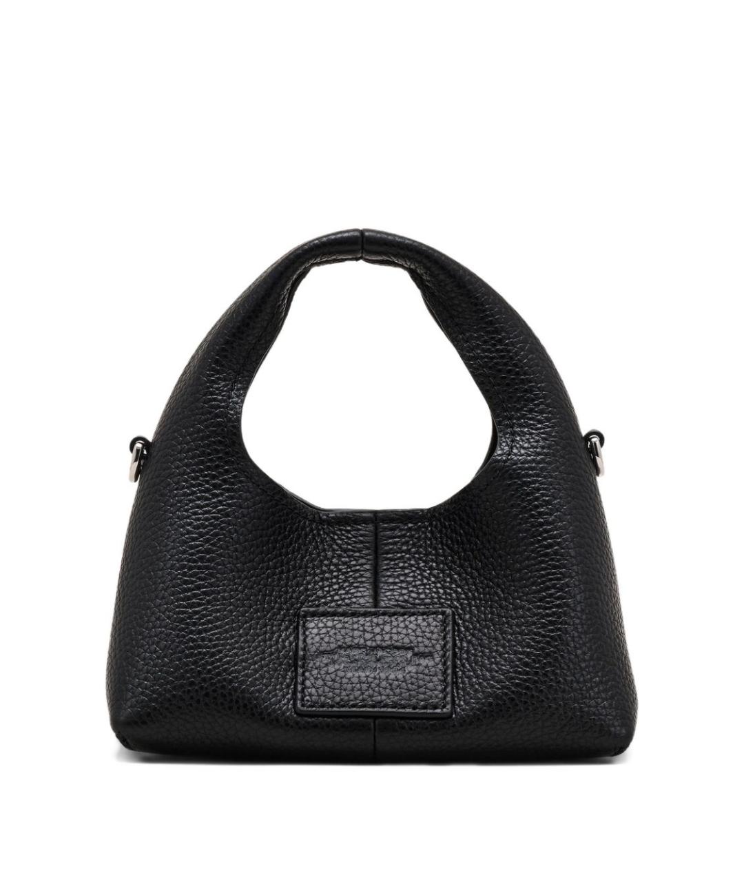 MARC JACOBS Черная кожаная сумка через плечо, фото 2