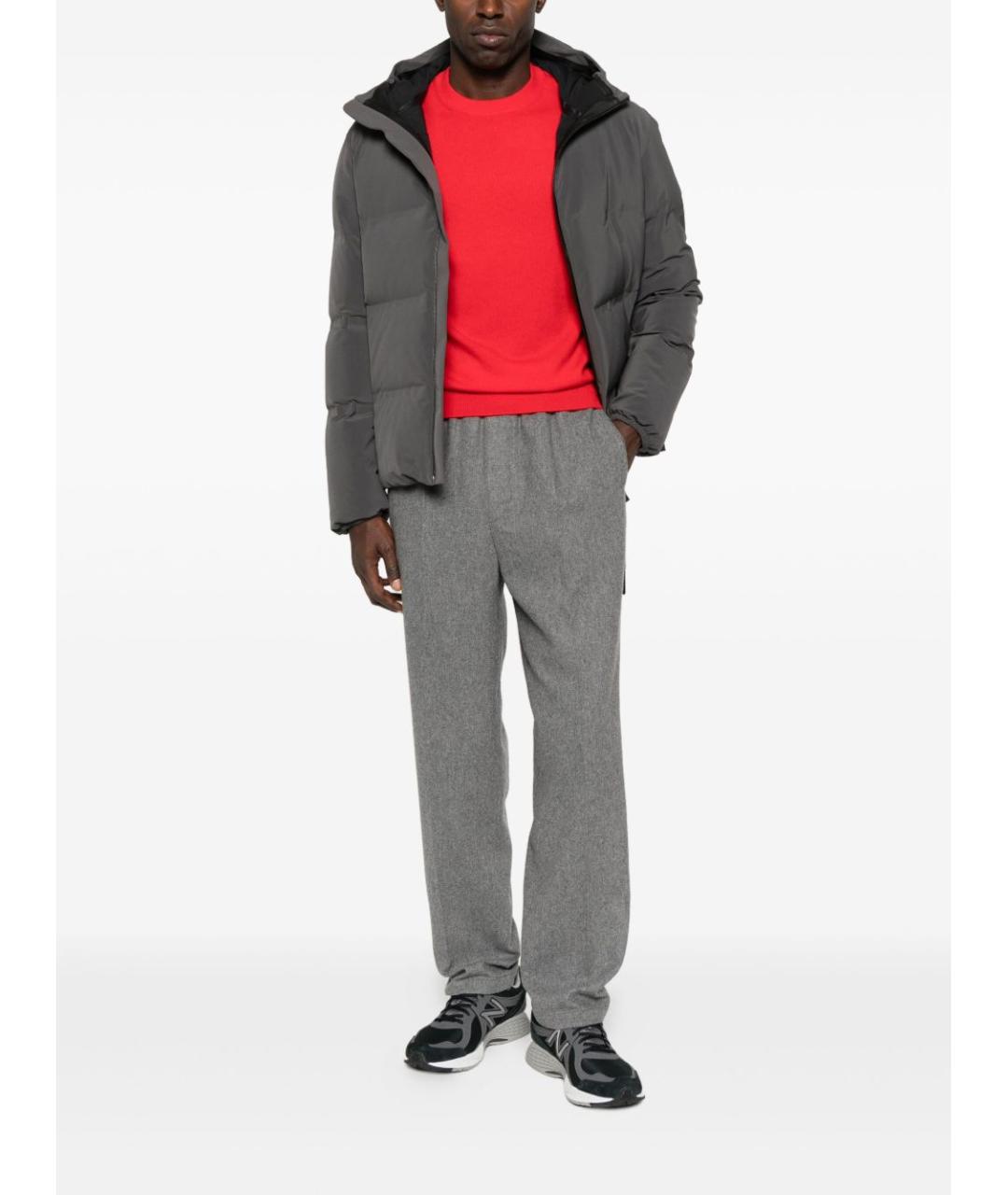 HERNO Серая полиамидовая куртка, фото 4