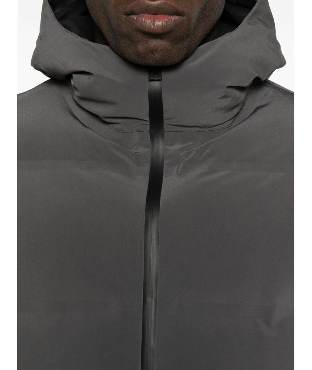 HERNO Серая полиамидовая куртка, фото 2