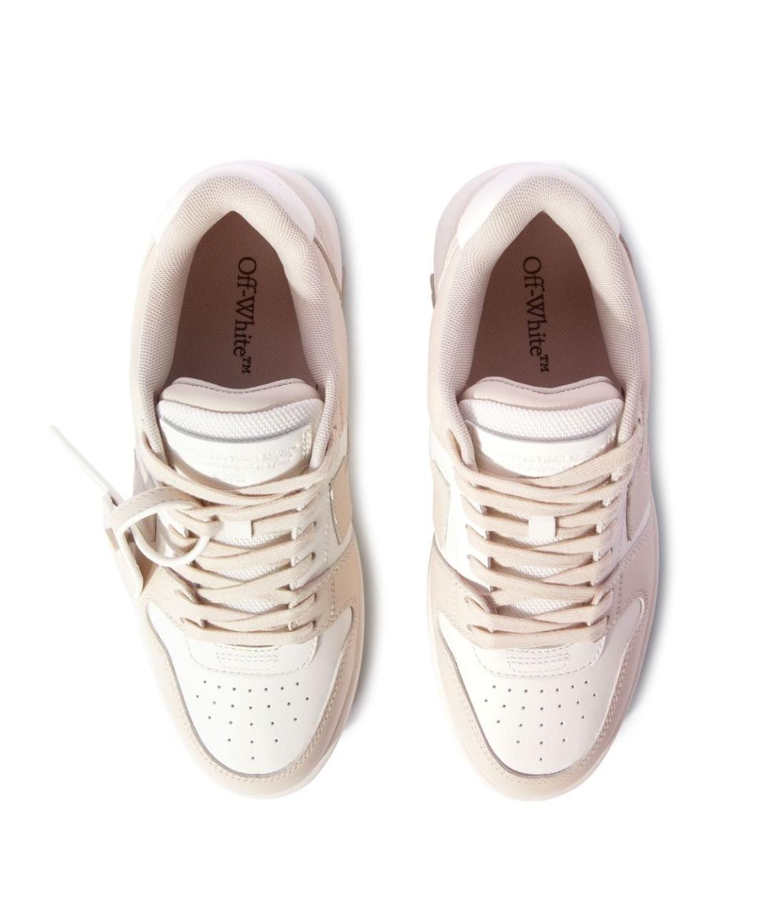 OFF-WHITE Бежевые кроссовки, фото 5