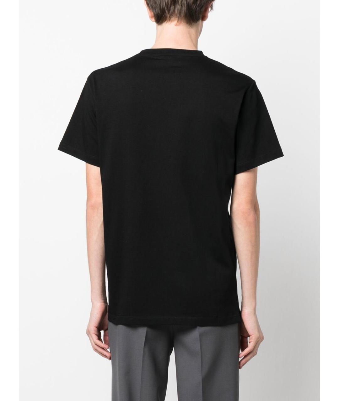 LOEWE Черная хлопковая футболка, фото 2