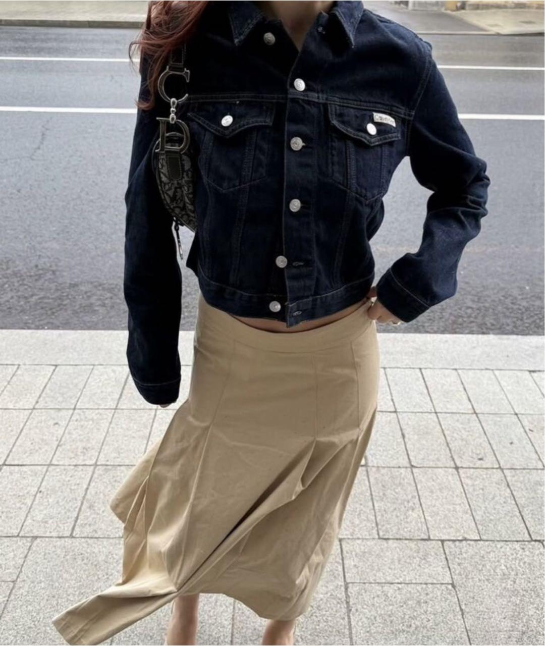 CHRISTIAN DIOR Темно-синяя тканевая сумка с короткими ручками, фото 6